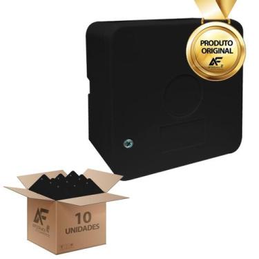 Imagem de Kit 10 Caixa Passagem Câmera Conectores Fonte Modelo 9x5,5 - AferMix, 