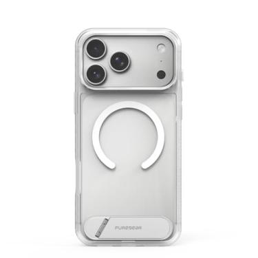Imagem de PureGear Capa para Apple iPhone 17 Pro (2025), compatível com carregamento MagSafe, proteção resistente a arranhões e durável, capa para iPhone 17 Pro MagSafe com suporte resistente, transparente