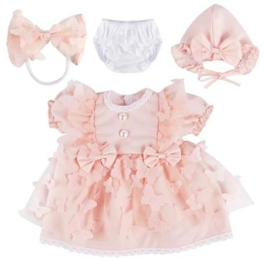 Imagem de Conjunto de roupas para bonecas Reborn Baby Doll BABESIDE para bonecas