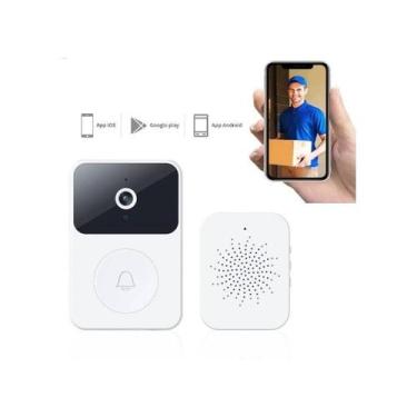 Imagem de Campainha de vídeo sem fio ETHO IMPORT com intercomunicador - Lightbek