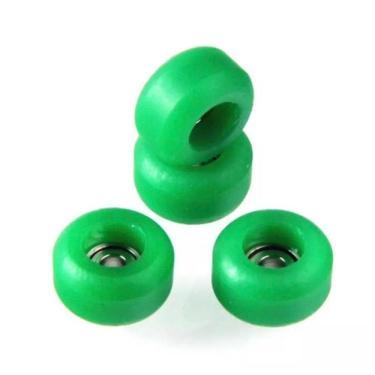 Imagem de Rodas De Rolamento Uretreano Skate Dedo Profissional Verde