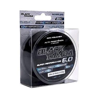 Imagem de Linha Monofilamento Maruri Black Tamba 300m Preta 0.33mm 23lb 10.43kg