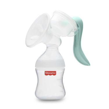 Imagem de Bomba Tira Leite Materno Coletor Manual - Bb321 - Fisher Price, Branco