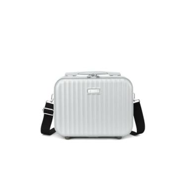Imagem de Frasqueira de Viagem Maleta Necessaire Mala De Mão Bordo (Prateado)