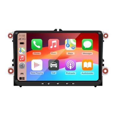 Imagem de LEXXSON Rádio veicular para VW Passat Golf MK5 MK6 Jetta T5 EOS Polo Touran Seat Sharan com CarPlay Android Auto, tela sensível ao toque IPS de 22 cm, Android 11, estéreo, GPS, WiFi, Bluetooth, FM, 2G