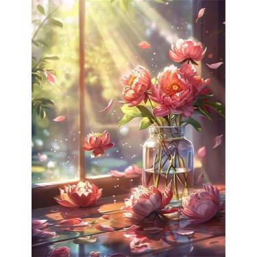 Imagem de Pinte Por Números Para Adultos Raposa Pinte Por Número Animal Pintura Por Números, Kits De Artesanato Em Tela A Óleo Diy Para Adultos Reino Unido, Com Pinc, vase flower, 50x70CM