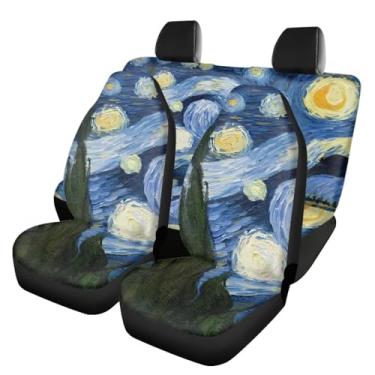 Imagem de Capas de assento de carro dianteiras e traseiras cobertor de sela frontal capa de proteção de banco dividido traseiro macio e respirável acessórios automotivos universais para caminhões Sedan SUV