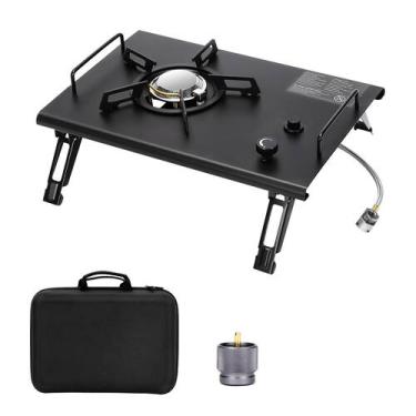 Imagem de Fogão de acampamento GRILL FORCE Portable 4000W em aço inoxidável