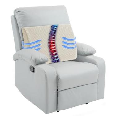 Imagem de Almofada de apoio lombar HOMBYS para cadeira reclinável Memory Foam