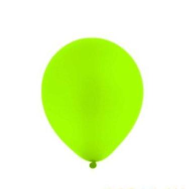 Imagem de Balão de Látex Verde Limão 7" 18cm 50un Festball