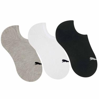 Imagem de Kit 3 Pares de Meia Puma Sapatilha Esportiva