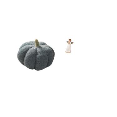 Imagem de Fenteer Almofada de Pelúcia de Abóbora de Halloween, Estátua de Anjo, Travesseiro de Sofá de Querubim, Figura de Resina Decorativa, Quarto, Sala de Estar, Pre