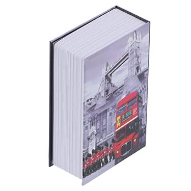 Imagem de RiToEasysports Livro Falsificado Durável, Cofre para Esconder Dinheiro, Moedas, Cartões de Identificação, Suprimentos para Casa, Texturizado, Material de Aço Inoxidável