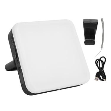 Imagem de Lanterna de acampamento LED à prova d'água com suporte giratório de 90 graus para barraca holofote para emergência ao ar livre Material ABS 10 x 10 x 3,5 cm Tamanho