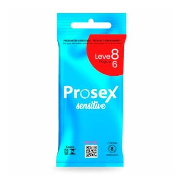 Imagem de Preservativo Lubrificado Prosex L8P6 Sensitive