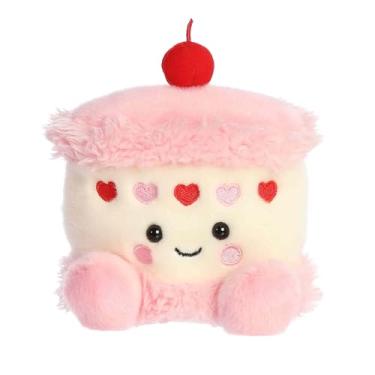 Imagem de Aurora® Adorable Palm Pals™ Jubi Heart Cake™ Stuffed Animal - Fun Seasonal Plush for Kids and Adult Collectors - Perfect for Decorating Rooms and Valentine's Day - Pink 5 Inches