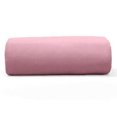 Imagem de Lençol Buettner Queen Malha 100% Algodão Basic Liso com Elástico Rose 