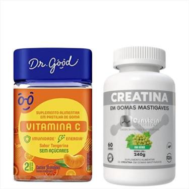 Imagem de Creatina Monohidratada Uva e Vitamina C c/30 Dr Good Fini