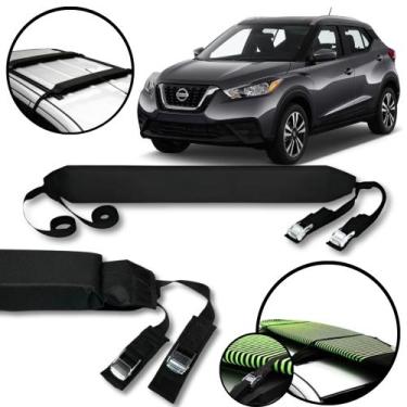 Imagem de Rack Teto Prancha Surf Carro Com Cinta Nissan Kicks - BR18