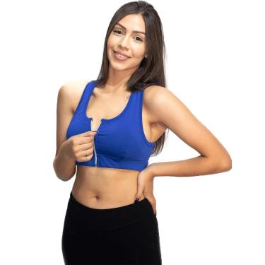 Imagem de Top Fitness Wolfox Com Zíper E Bojo Removível Feminino-Feminino