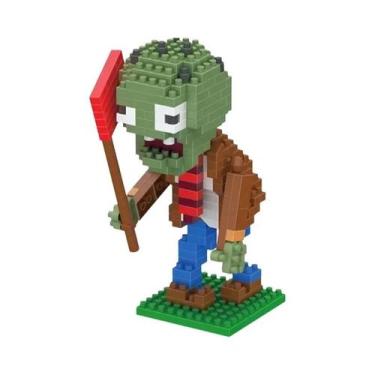 Imagem de Conjunto De Blocos De Montar Plants Vs Zombies, Personagens Do Jogo De