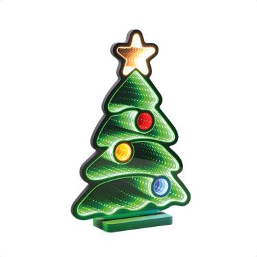 Imagem de Árvore Natalina Iluminada Led Luz Infinita 40cm Bivolt Taschibra