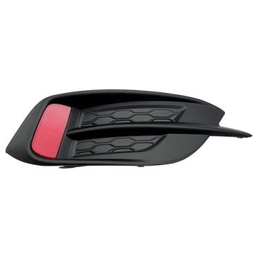 Imagem de Substituição do refletor do para-choque traseiro e da tampa da grade do lado do motorista da lente do bisel traseiro para 2016 2017 2018-2021 HONDA CIVIC SEDAN carcaça da lâmpada reflexa, vermelho e preto