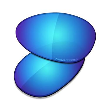 Imagem de SAUCER Lentes de reposição premium para óculos de sol Oakley Minute 1.0 High Defense - Azul Glaciar Polarizado