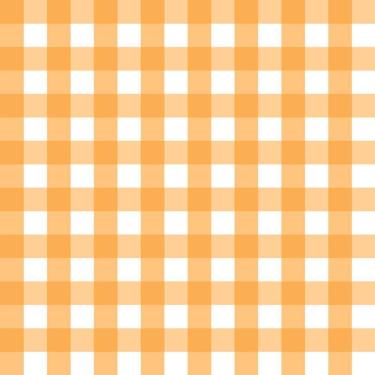 Imagem de Papel De Parede Doce Estilo Xadrez Laranja 82229