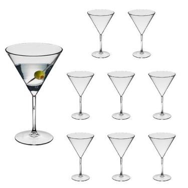 Imagem de Taças Para Martini El Caribe 260ml 9pçs Elegante Resistente - NEOPLAS