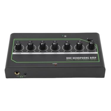 Imagem de POENVFPO Amplificador de Fone de Ouvido DAC 3EQ Type C Mini Amplificador de Fone de Ouvido Estéreo de 3,5 Mm, Portátil para Jogos Em Liga de Alumínio Com Controle de Graves Médios Agudos para de