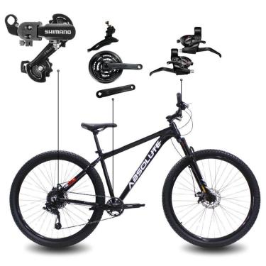 Imagem de Bicicleta Aro 29 Absolute Nero 5 MTB Alumínio 21 Marchas Câmbio Shimano Freio a Disco-Unissex