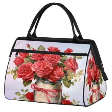 Imagem de Bolsa pequena para o fim de semana para mulheres, homens, unicórnio, girassol, flor, dobrável, bolsa esportiva leve para academia, Cor: 8, 15.2*8.3*11.6 inch, Moderno