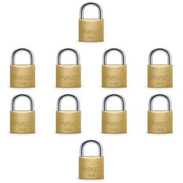 Imagem de Kit com 10 papaiz cadeado 50mm