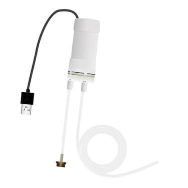 Imagem de BLWOTMOR Mini Bomba de água, Alimentada Por USB, Altamente Eficiente, Fácil de Usar, Autoescorvante, para Sistemas de Irrigação, Jardim, Aquário E Uso Externo, Tubo de 5 M
