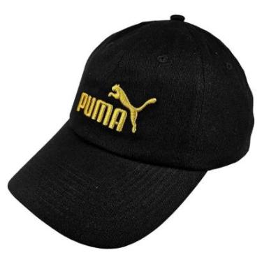 Imagem de Bone Puma Essencial Logo Bordado Aba Curva Conforto Original-Unissex