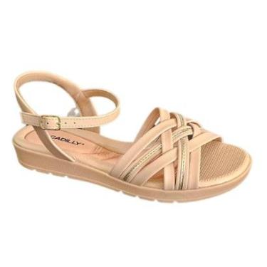 Imagem de Sandália Piccadilly Conforto 410035 Feminina Salto Rasteira-Feminino