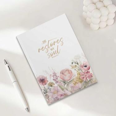 Imagem de Caderno de oração, presentes cristãos para mulheres, caderno A5 para anotações, diário cristão de 21 x 14,7 cm, versículo de escritura, planejador de oração, presentes inspiradores-7
