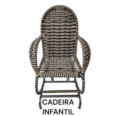 Imagem de Cadeiras infantil com 2 molas fibra sala quarto ária terraço jardim - 