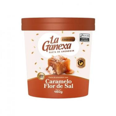 Imagem de Pasta de Amendoim Integral Gourmet (450g) - Sabor: Caramelo e Flor de 