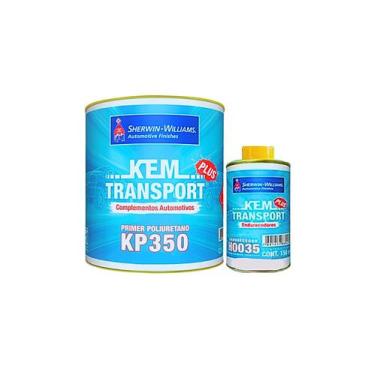 Imagem de KIT Fundo Primer PU Cinza 750ml KP350 + Endurecedor 150ml - LAZZURIL S