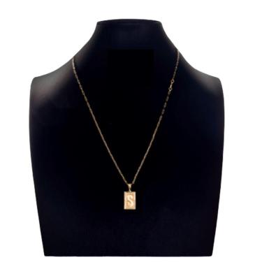 Imagem de Cordão Carti Colar Com Pingente De Letra S