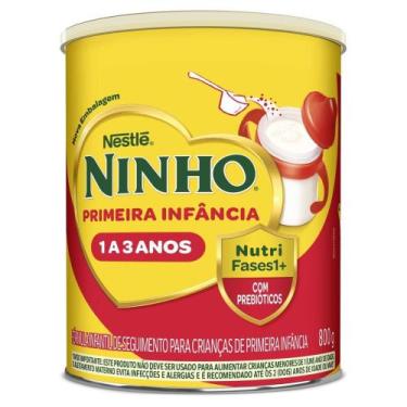 Imagem de Fórmula Infantil Ninho Fases 1+ 800g Desenvolvimento Crianças 1 a 3 An