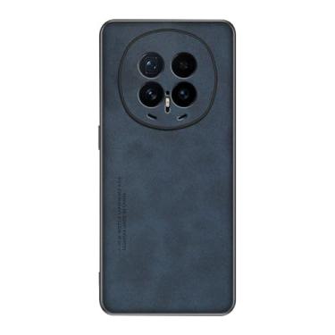 Imagem de LYJSMGZ Capa à prova de choque para Huawei Honor Magic 8 Pro/Magic 8, proteção de lente de abertura de precisão, capa de moldura com bordas macias, azul, Majic 8 Pro