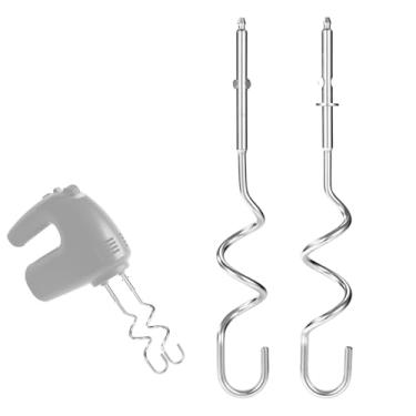 Imagem de 2un Acessórios Batedores de Batedeira Manual Compatíveis com BLACK & DECKER, Substituição Batedeiras Manuais Universais em Aço Inoxidável para Acessórios Cozinha e Panificação(Forma Espiral)