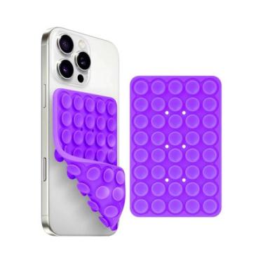 Imagem de Suporte De Telefone Multifuncional Com Ventosa De Silicone Antiderrapa