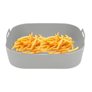Imagem de Forro de cesta Air Fryer | Tapetes antiaderentes reutilizáveis, forno, forno, forno, forno, forno, forno, pizza, pratos, vegetais, bolo, batatas fritas, lanche, cozinha, festa em casa
