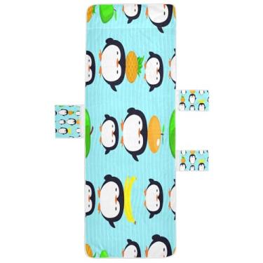 Imagem de STAYTOP Capa de toalha de cadeira de descanso 215,9 cm x 76,2 cm, capa de espreguiçadeira macia, capas de cadeira de praia com bolsos para jardim ao ar livre, pátio, pátio, banhos de sol, gramado