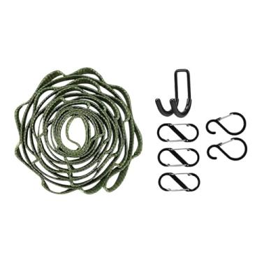 Imagem de Generic Suporte de equipamento para plataforma de árvore com ganchos removíveis, ideal para escalada e caminhadas, Verde