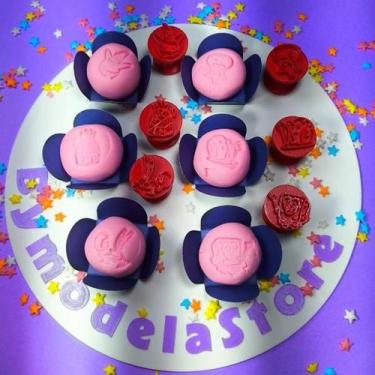 Imagem de Carimbo para Brigadeiros e Docinhos Kit Bob Esponja - BYMODELASTORE